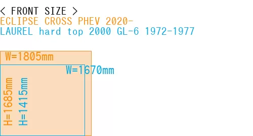 #ECLIPSE CROSS PHEV 2020- + LAUREL hard top 2000 GL-6 1972-1977
